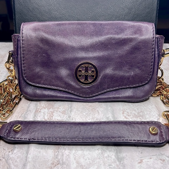 Tory Burch Mini Crossbody Leather gold Chain - Picture 2 of 9